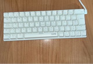 Teclado y Ratón Gaming Blanco