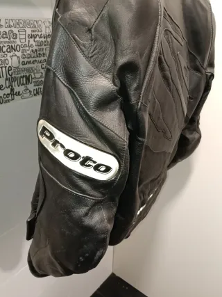 Traje de moto negro: Chaqueta y Pantalón de mujer