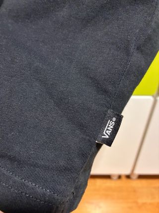 Camiseta Vans Negra Talla XL