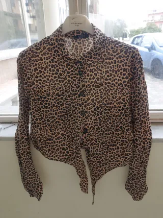 Camicia donna Alcott fantasia leopardata taglia S