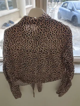 Camicia donna Alcott fantasia leopardata taglia S