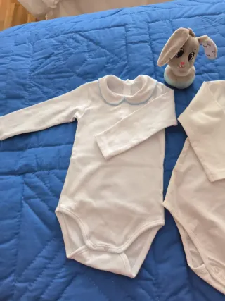 Lote 2 bodys bebé Coconut y Cotton Juice NUEVOS