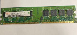 Módulo de memoria Hynix 1GB PC2-5300U-555-12 DDR2