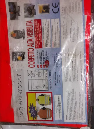 Set 2 Gilet alta visibilità con Bande Rifrangenti