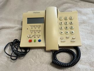 Teléfono fijo Telefonica beige