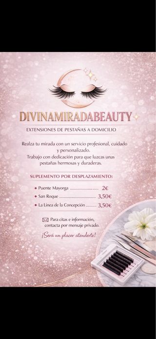 Hago pestañas adomicilio