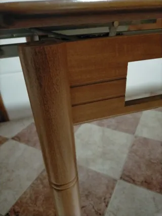 Mesa de cocina madera roble