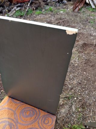 4 Sillas de comedor con asiento estampado