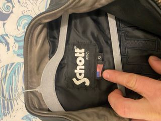 Chaqueta motera Schott NYC Negra