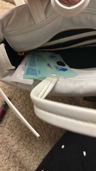 Borsa Off-White bianca trapuntata