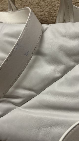 Borsa Off-White bianca trapuntata