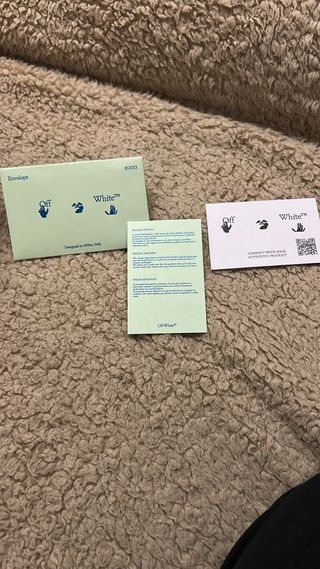 Borsa Off-White bianca trapuntata