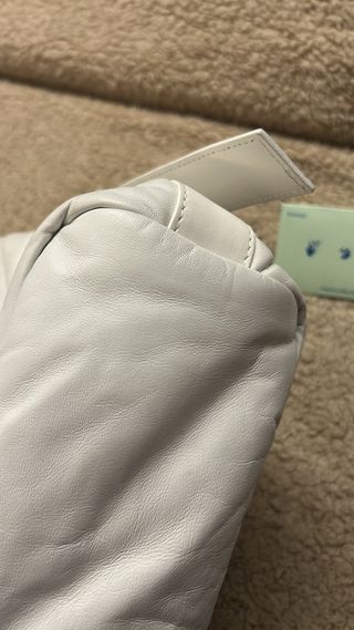 Borsa Off-White bianca trapuntata