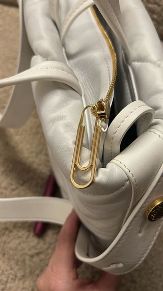 Borsa Off-White bianca trapuntata