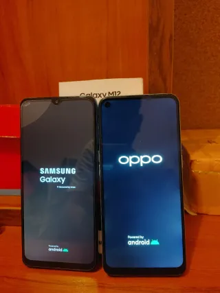 Samsung M12 e Oppo A53s 4g
