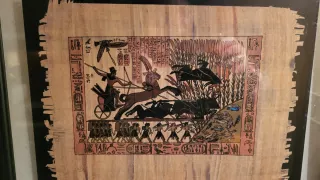 Papiro Egipcio Antiguo Marco Negro