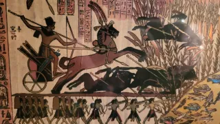 Papiro Egipcio Antiguo Marco Negro