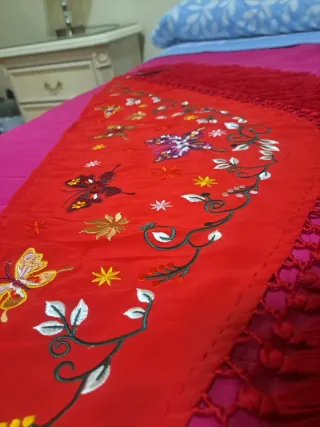 Mantoncillo y complementos niña