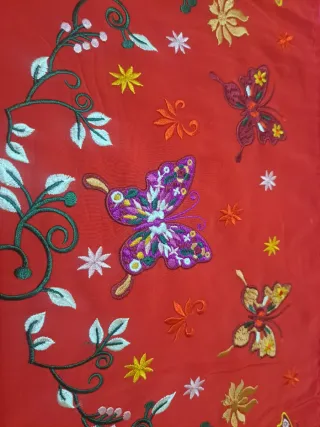 Mantoncillo y complementos niña