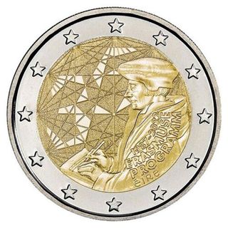 MONEDA CONMEMORATIVA 2€ IRLANDA 2022. ERASMUS
