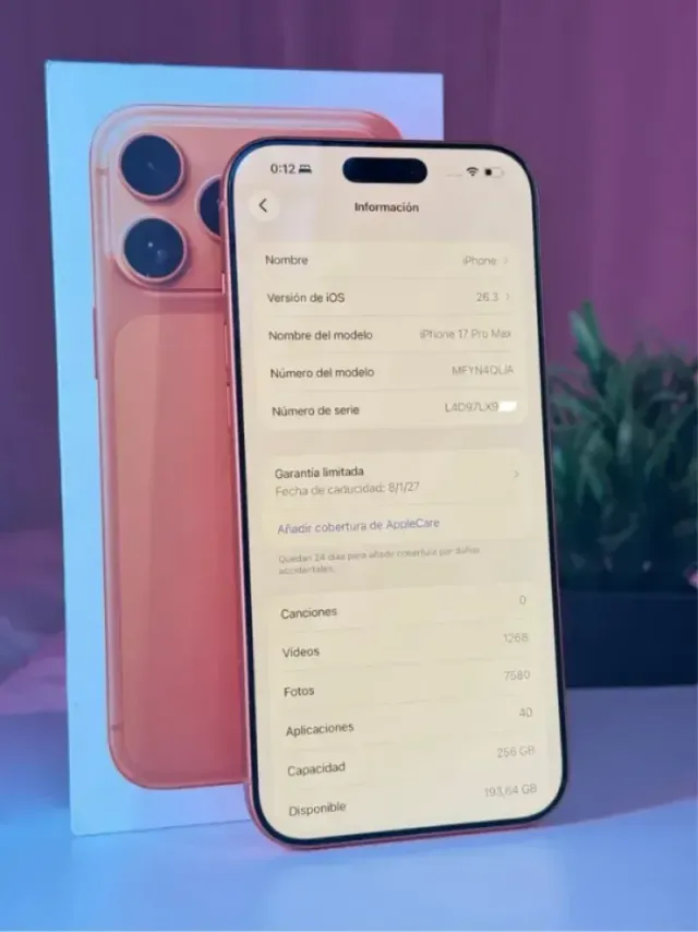 NUEVO iPhone 17 Pro Max 256GB