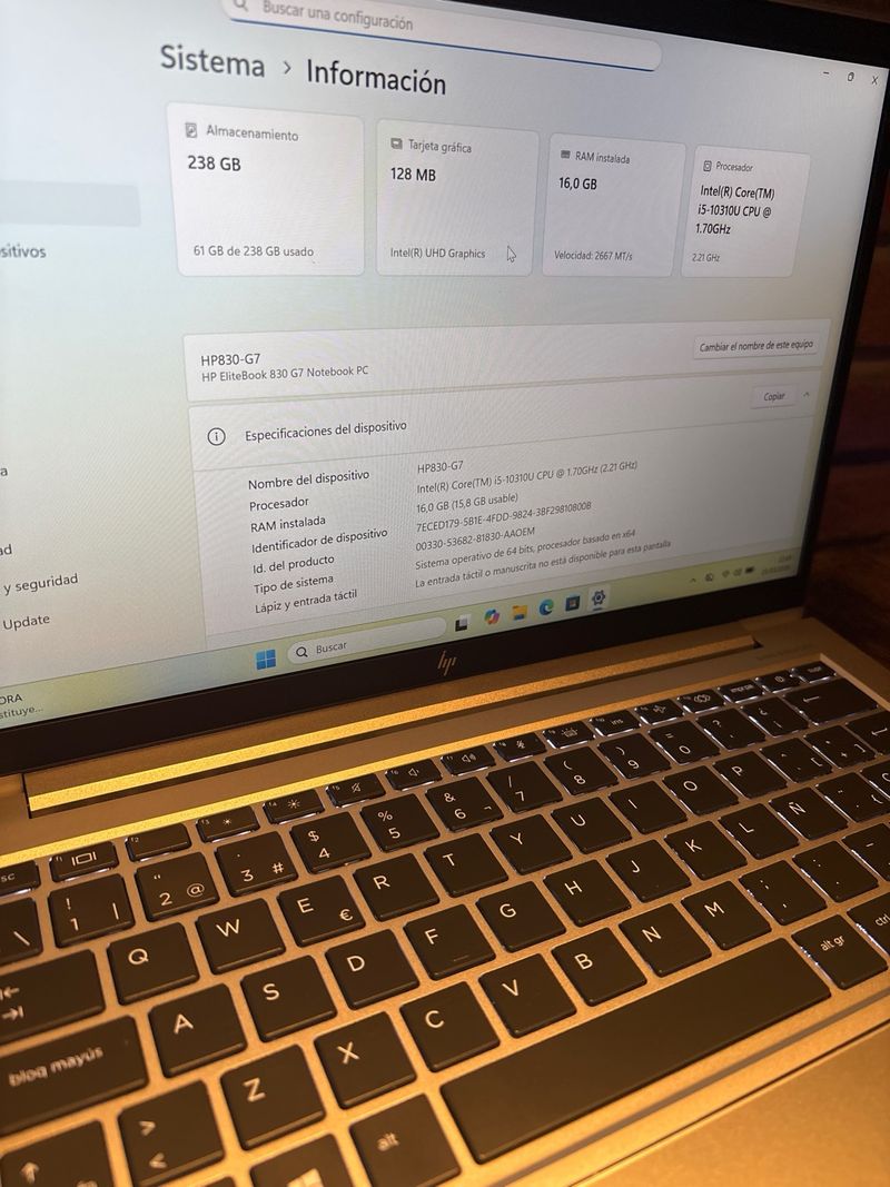 Portátil HP Elitebook 830 G7 afbeelding 4