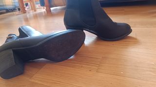 Botines negros talla 39