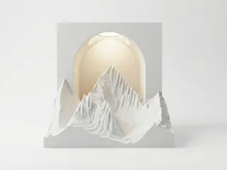 Lampada design montagna LED