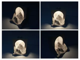 Lampada design montagna LED