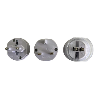 Adaptador Conector Enchufe Internacional EU UK USA