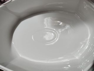 Fuente Limoges Porcelana Decorada Mano