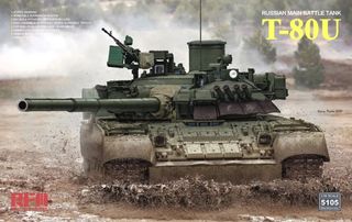 Maqueta T-80U Russian Main Battle Tank RFM 1/35