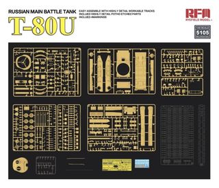 Maqueta T-80U Russian Main Battle Tank RFM 1/35