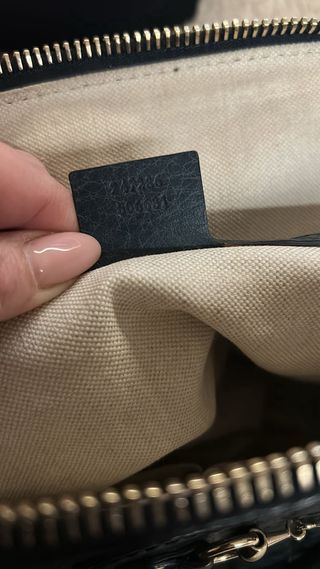 Borsa Gucci Catherine Beige/verde scuro/nero