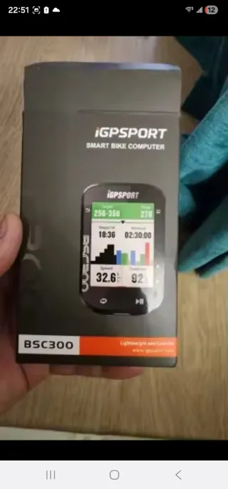 GPS iGPSPORT BSC 300 Amarillo