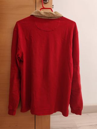 Polo de rugby manga larga Cortefiel Talla M