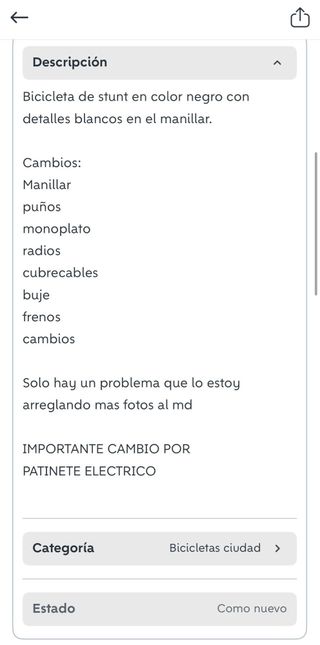 Bicicleta Stunt Negra