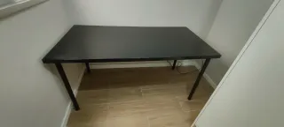 Mesa escritorio Negra 150x75cm, 73cm Altura