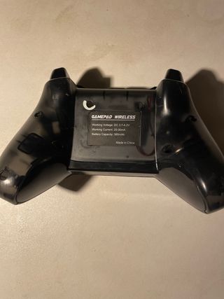 Mando Inalámbrico Switch Negro Transparente