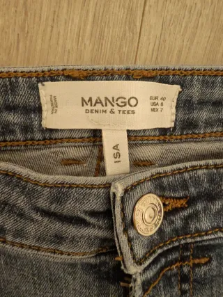 Vaqueros Mango  cropped skinny