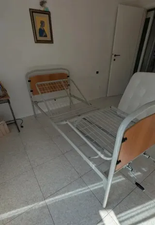 Letto ortopedico con materasso e sponde