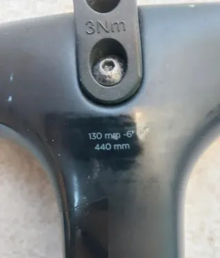 Manubrio Black Inc Carbon