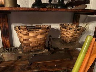 Básculas y planchas antiguas