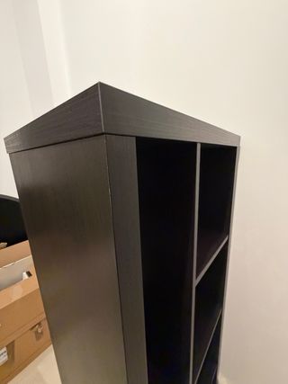 Mueble Kallax negro