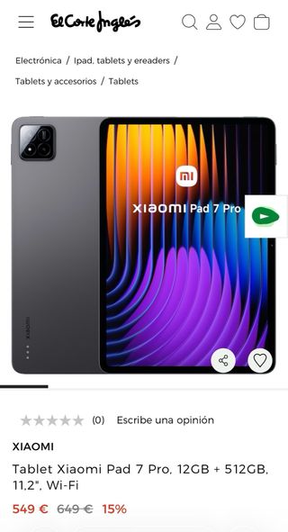Xiaomi Pad 7 Pro Matte 11,2 pulgadas