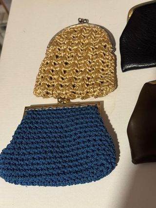 Monederos vintage (lote 5)