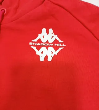 Kappa Moletom Cropped Vermelho Tamanho S