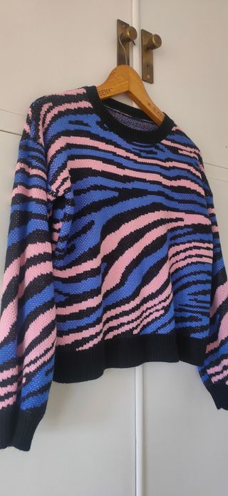 Jersey Primark Rayas Azul Rosa