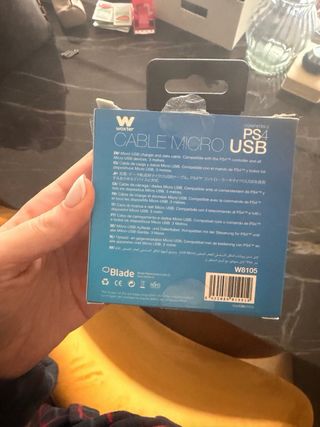Cable Micro USB PS4 Woxter 3m