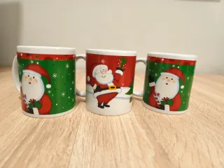3 Tazas Cerámica Navidad